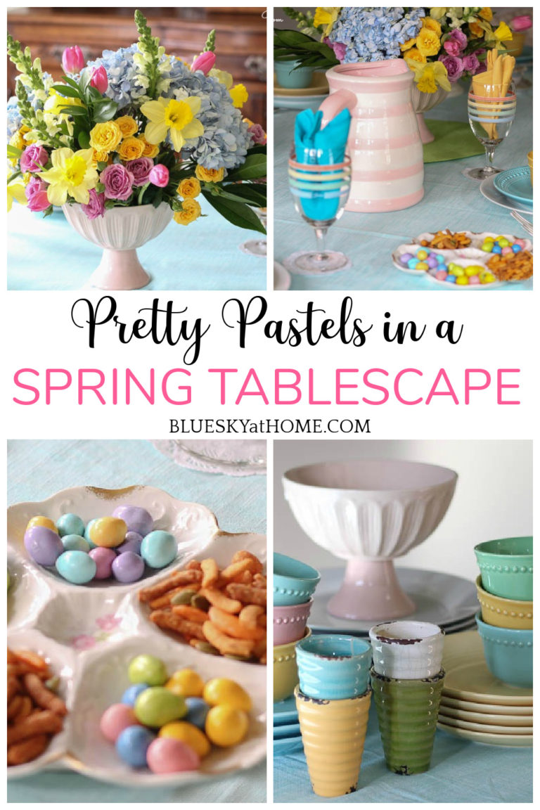 How to Use Pretty Pastels in a Spring Tablescape
