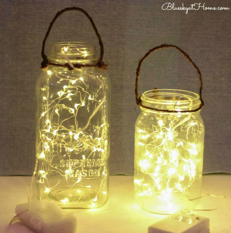 How to Make Super Easy DIY Outdoor Lighting - Bluesky at Home