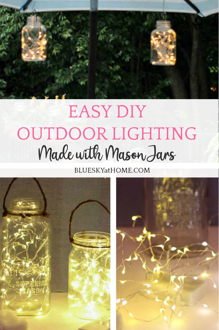How to Make Super Easy DIY Outdoor Lighting