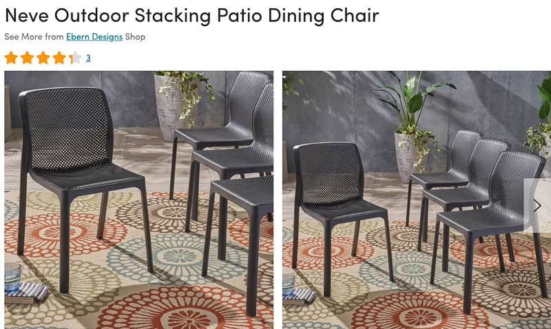 Neve Patio Dining Chairs