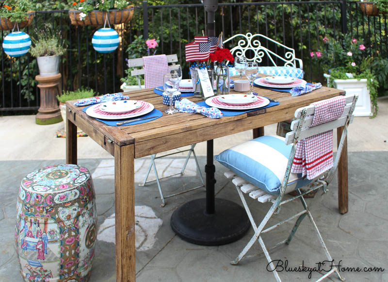 4th of July tablescape