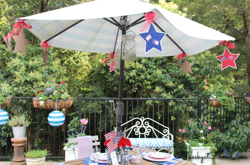 4th of July tablescape