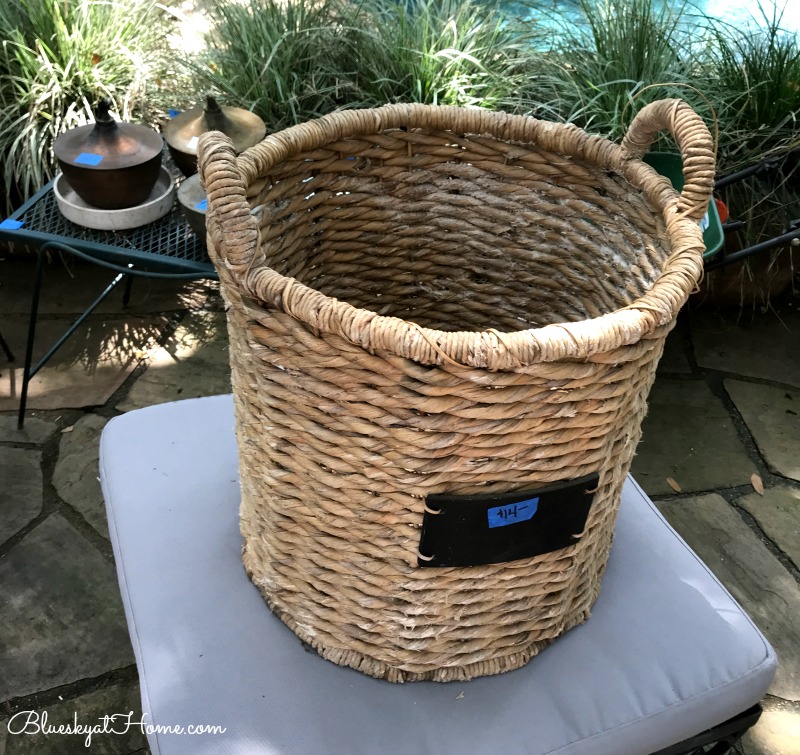 estate sale woven basket