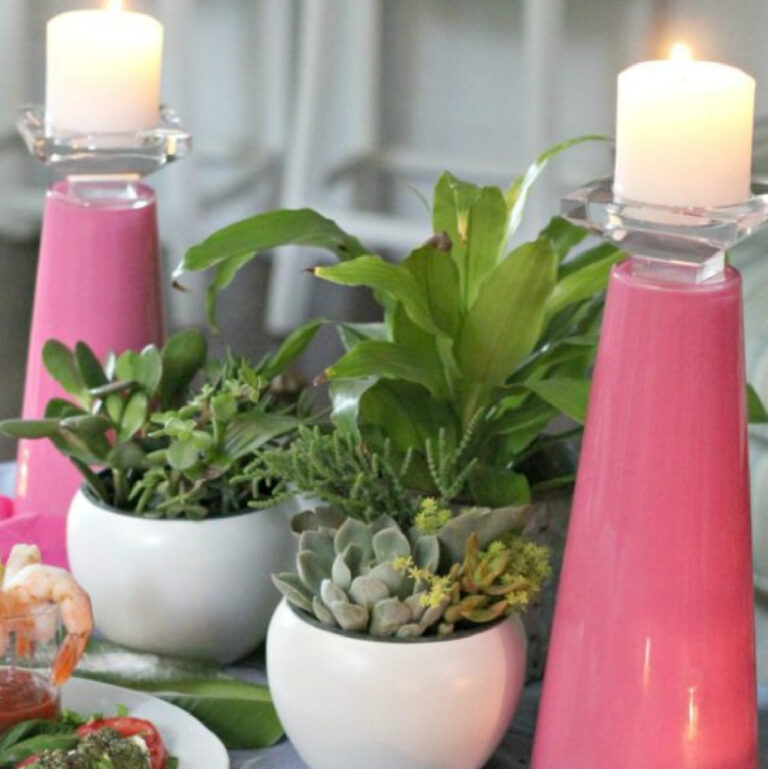 alfresco summer tablescape