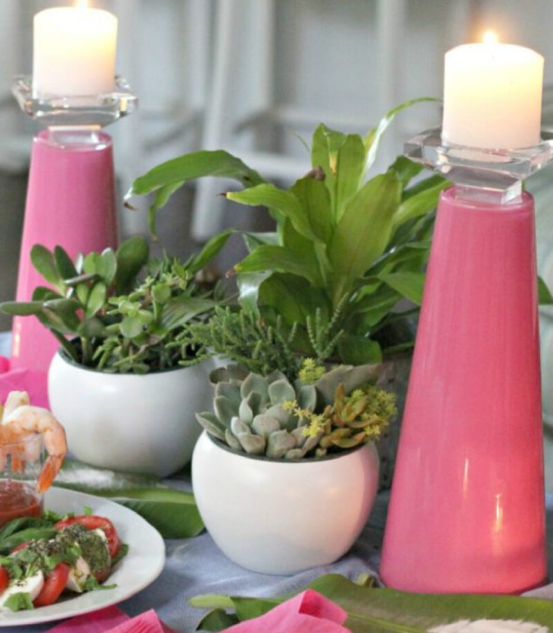 alfresco summer tablescape