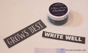 How to Stencil Books for Your Home Decor - Bluesky at Home