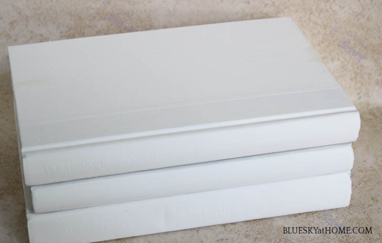 How to Stencil Books for Your Home Decor - Bluesky at Home