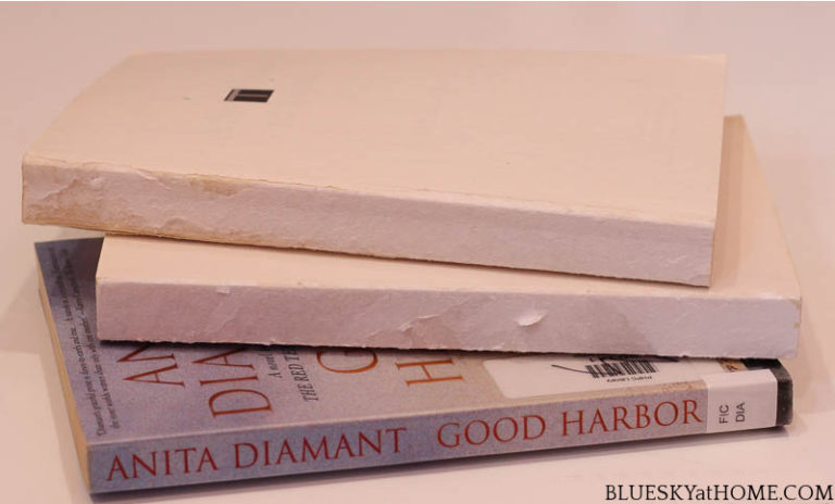 How to Stencil Books for Your Home Decor - Bluesky at Home