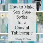 sea glass bottle graphic