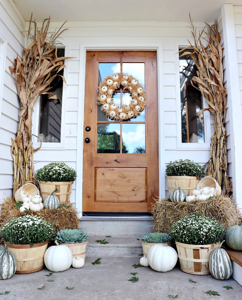 fall decor front porch 