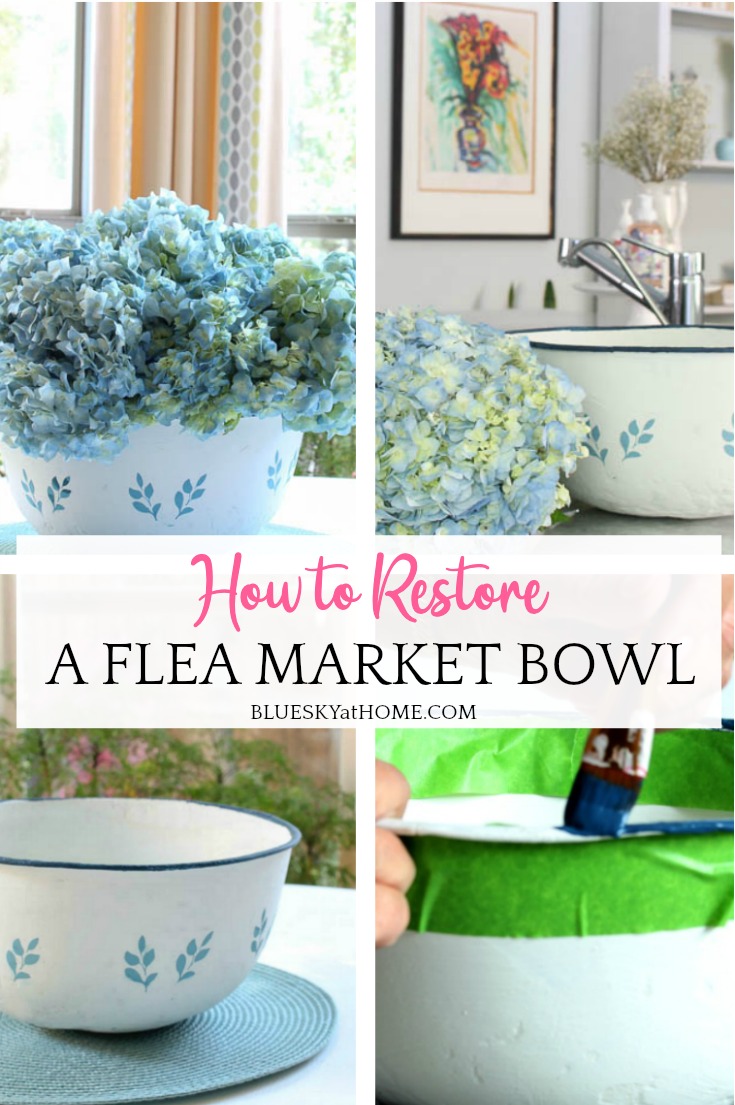 How to Easily Paint a Flea Market Bowl