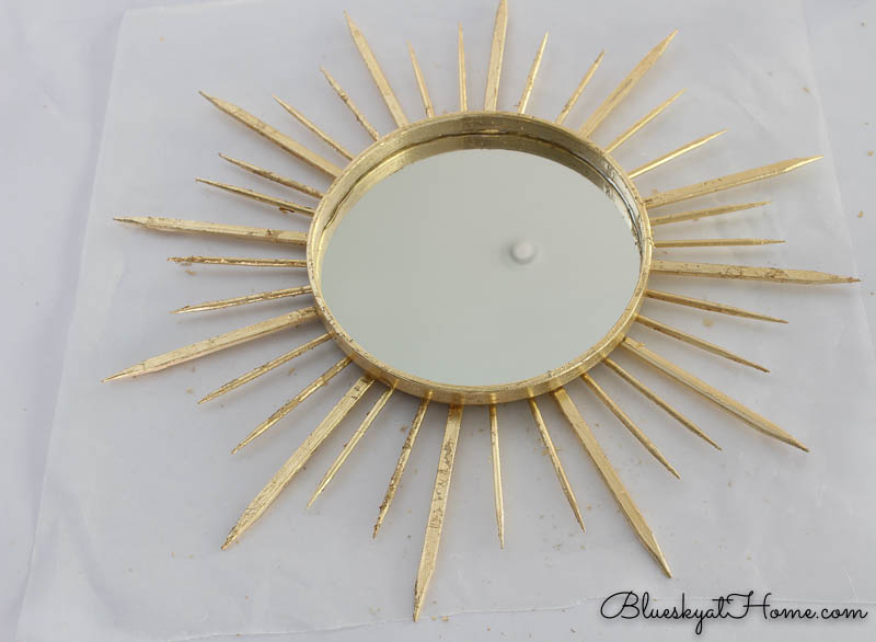 DIY Sunburst mirror