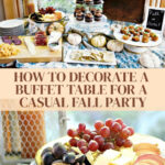 easy fall buffet table ideas