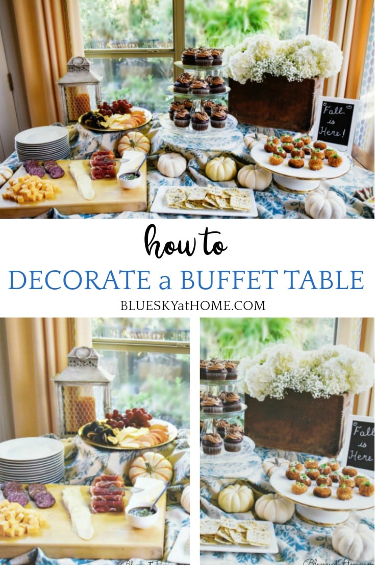 How to Decorate a Buffet Table for a Casual Fall Party