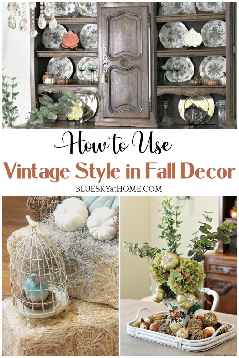 How to Use Vintage Style in Fall Decor