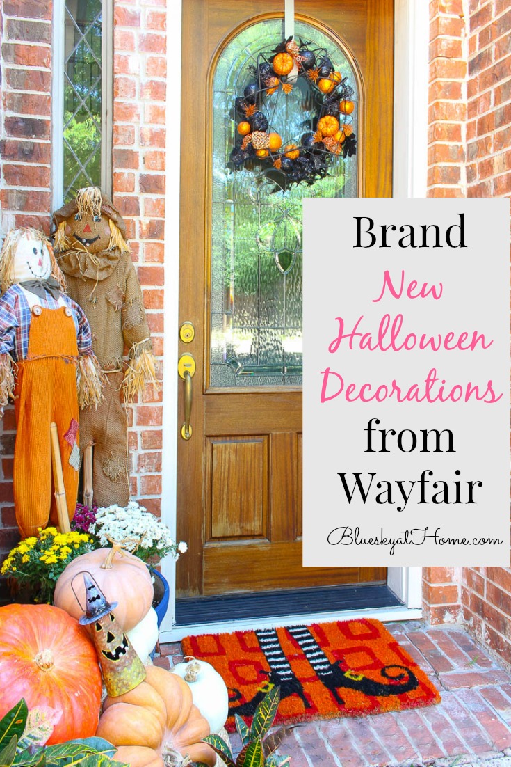 brand new Halloween Decorations from Wayfair graphic