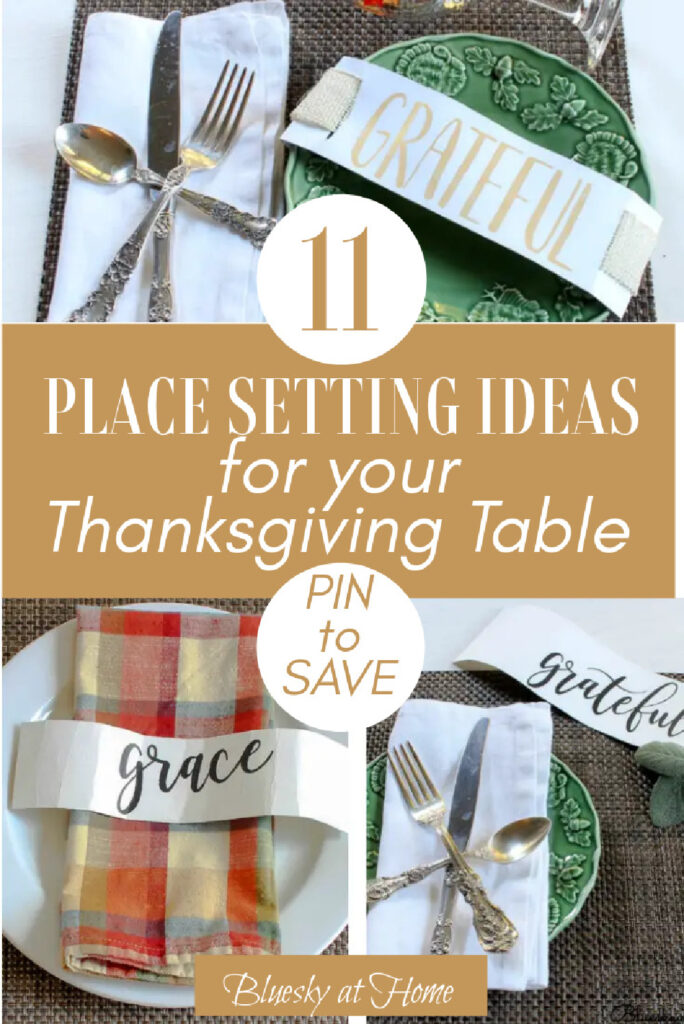 Thanksgiving place settings graphic
