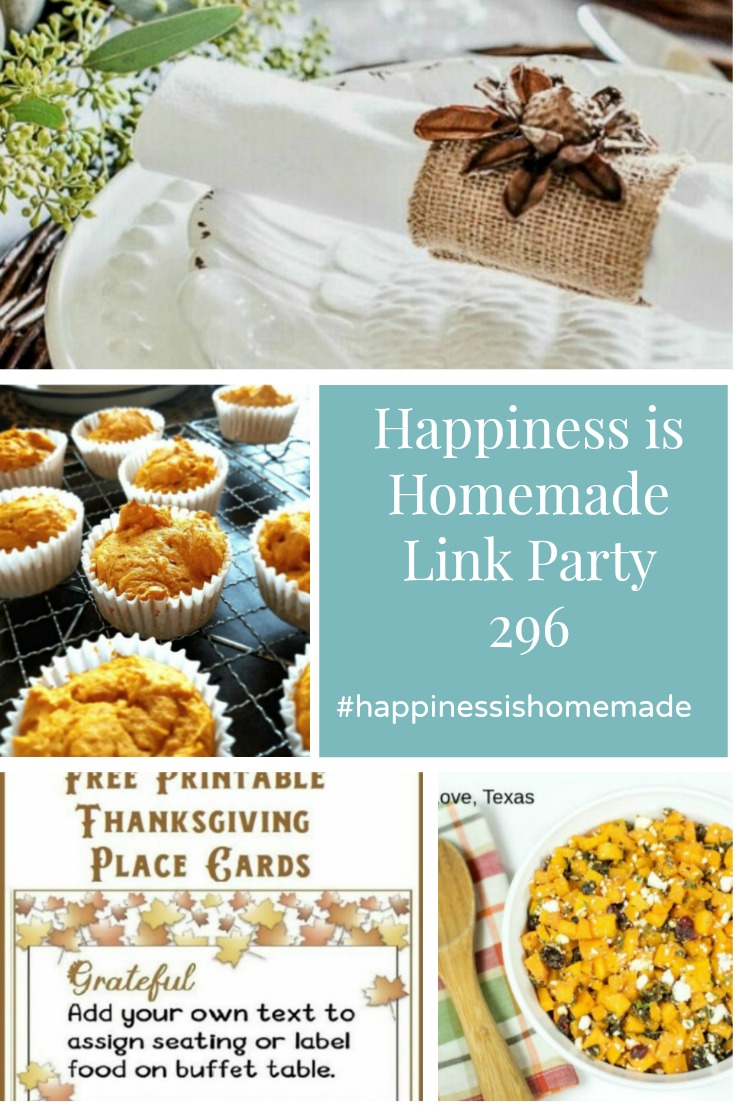 Happiness is Homemade Link Party 296