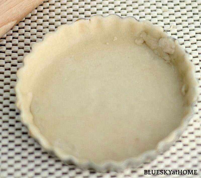 crust for pecan rum tart