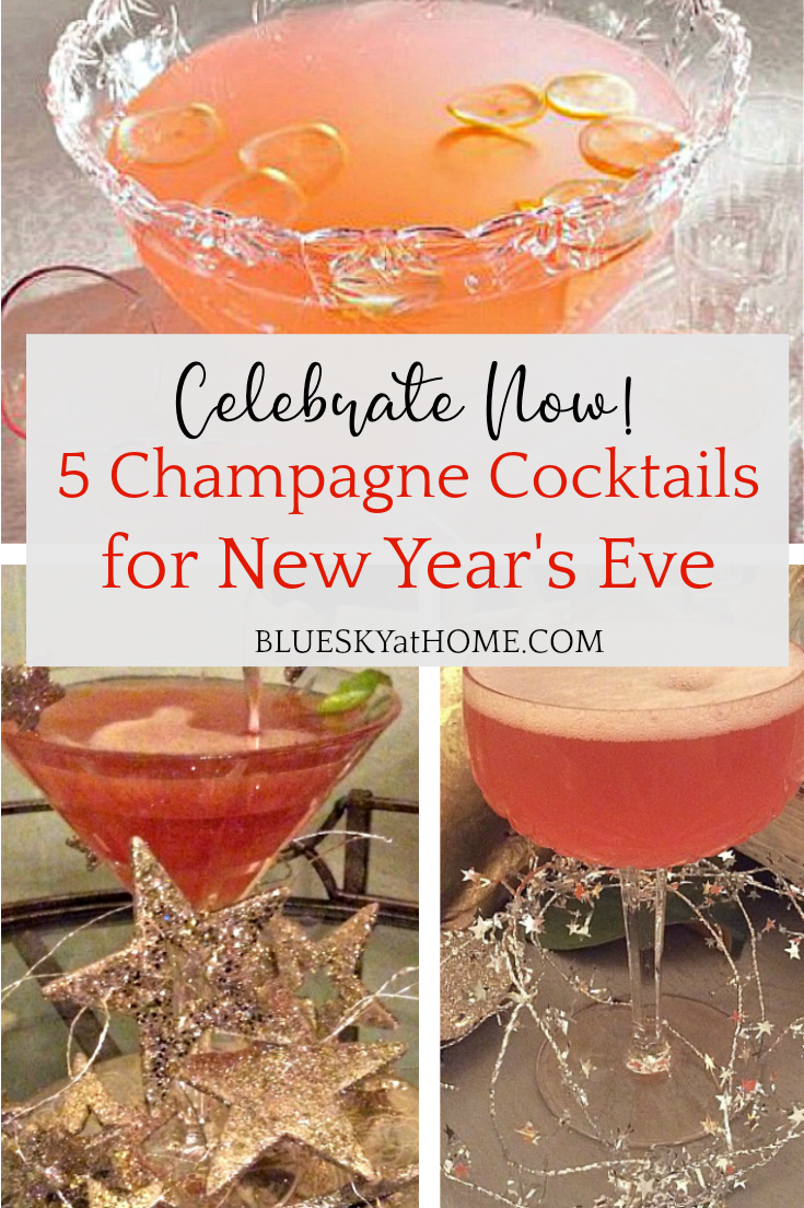 5 Champagne Cocktails For New Year S Eve Bluesky At Home