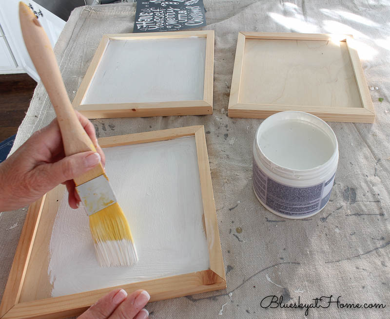 painting wood frames