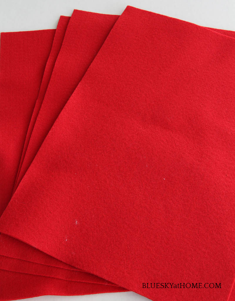 red felt