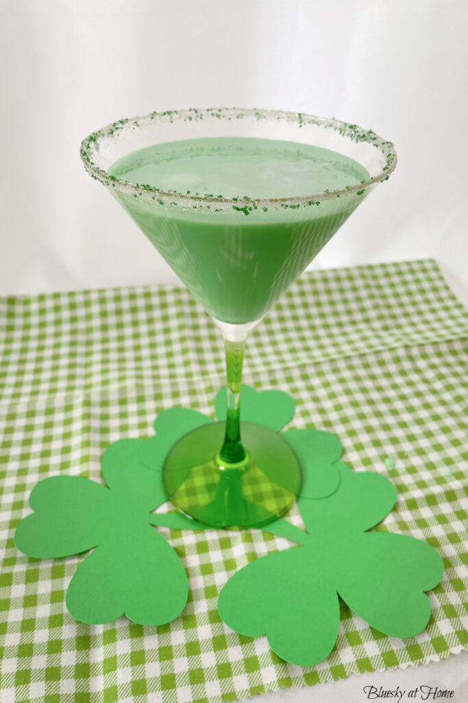 St. Patrick's Day cocktail