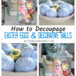 How to Decoupage Easter eggs