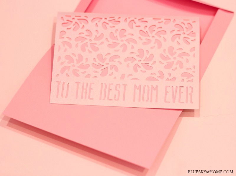 pink mother's day card