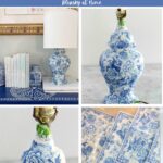 chinoiserie style decoupage lamp