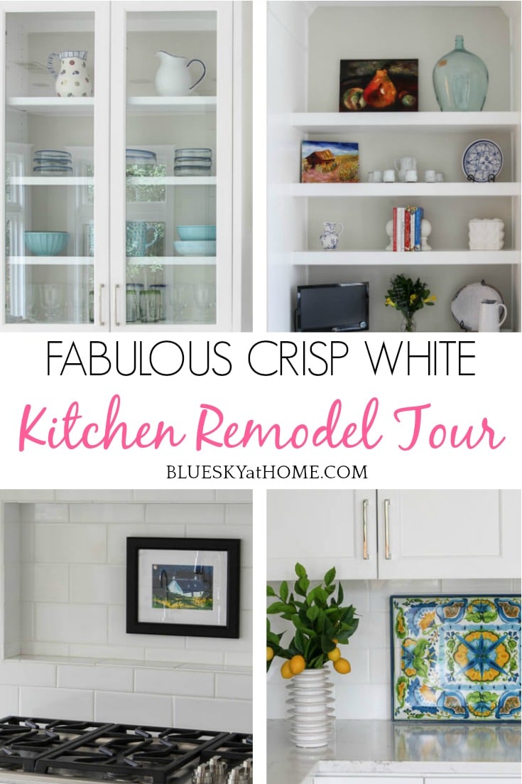 Fabulous Crisp White Kitchen Remodel Tour
