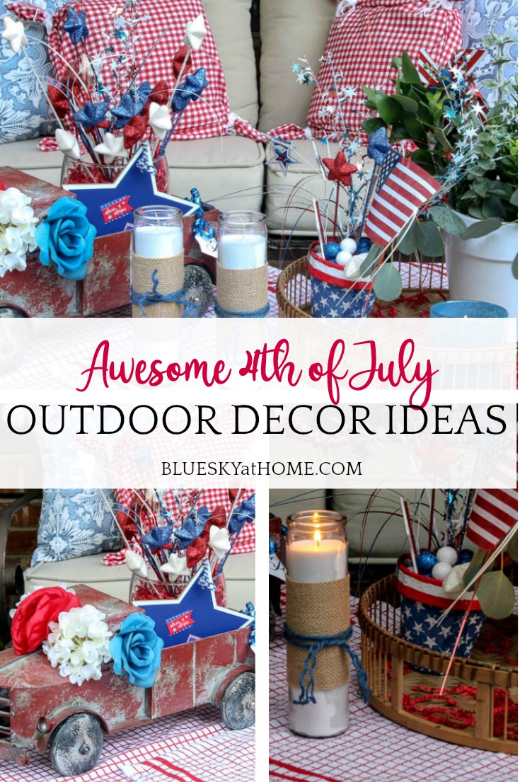 Awesome 4th of July Outdoor Decor Ideas - Bluesky at Home