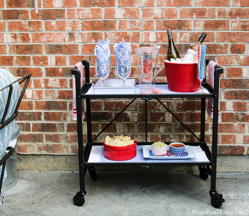 styling a bar cart