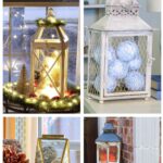 collage of using lanterns for decorative accessory