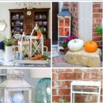 collage of using lanterns for decorative accessory