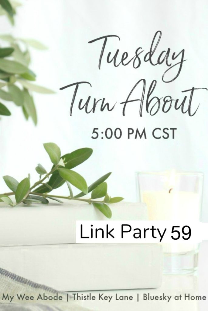 Tuesday Turn About Link Party 59 logo