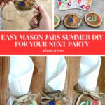 mason jar DIY craft collage
