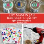 mason jar DIY craft collage