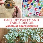 mason jar DIY craft collage