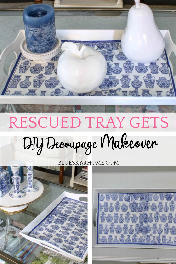 Rescued Tray Gets Easy DIY Makeover