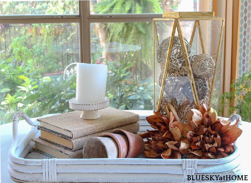 How To Style 7 Super Simple Fall Vignettes - Bluesky At Home