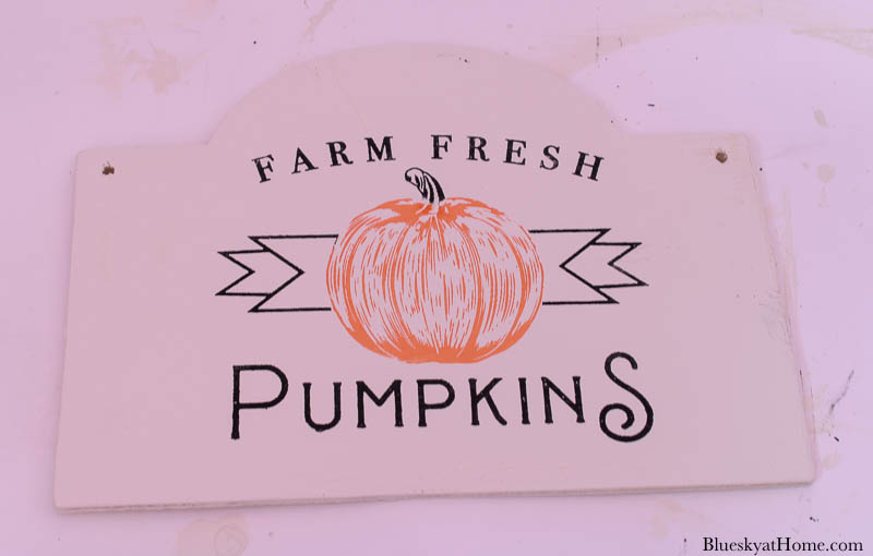 Dollar tree fall stencil signs