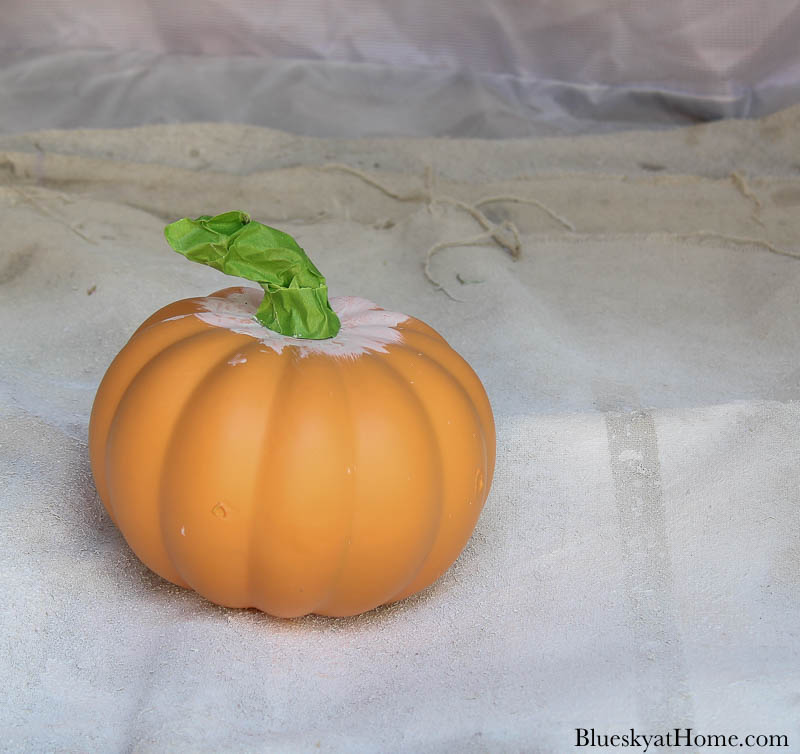 orange plastic pumpkins