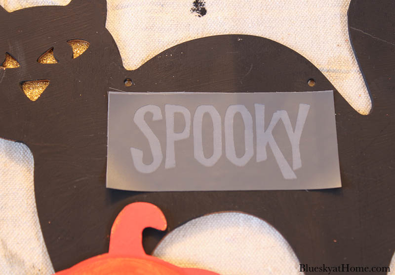 Paint and Stencil Halloween Decorations