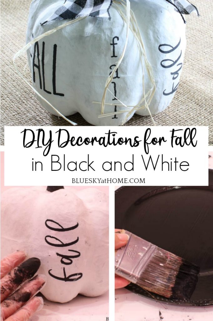 DIY Black and White Decorations