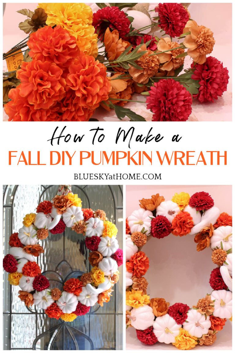 How to Make a DIY Pumpkin Wreath