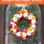 how to make a DIY pumpkin wreath