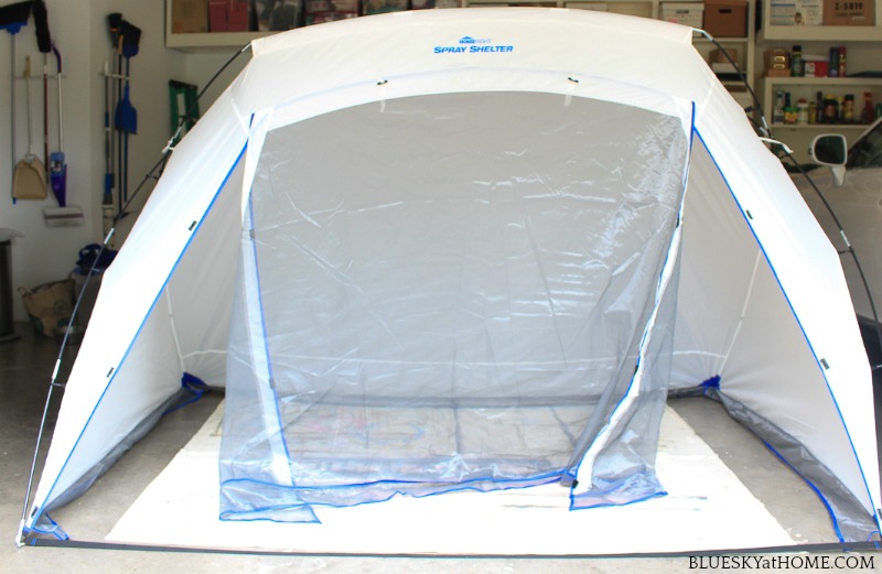 spray shelter tent