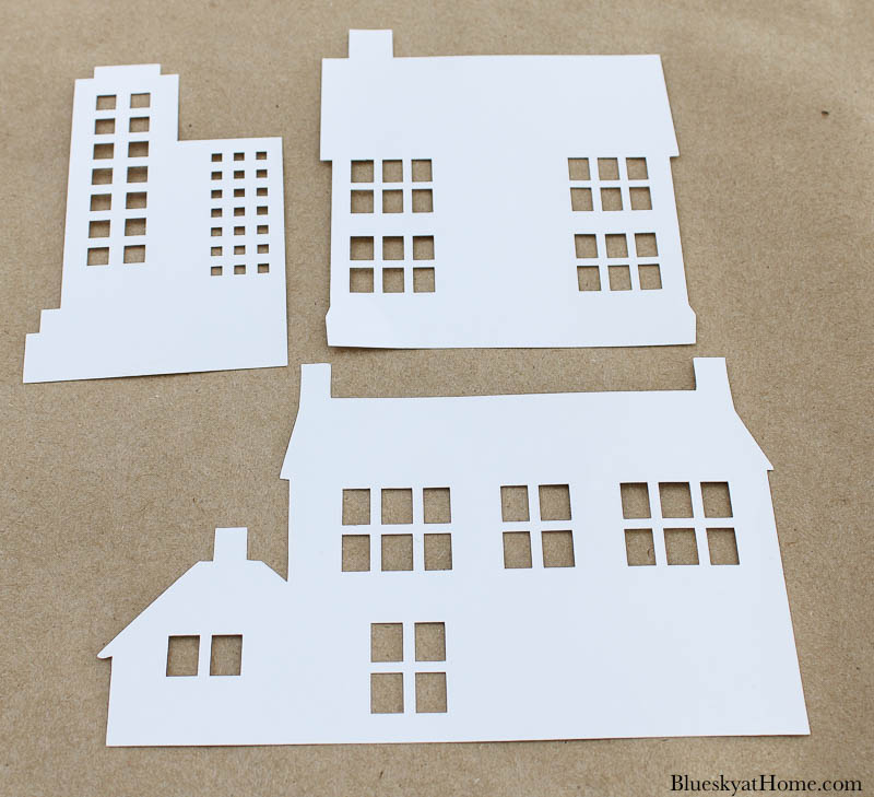 paper buildings