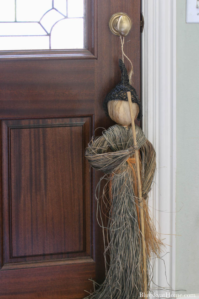 Halloween witch door hanger